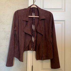 Faux Suede Women’s Jacket
